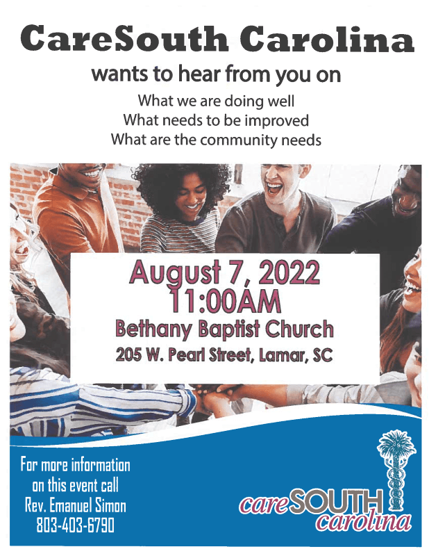 CareSouth Community Meeting Town of Lamar , South Carolina